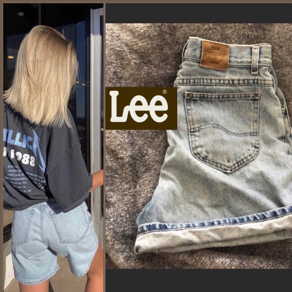 Lee original jeans vintage mom shorts. friends show